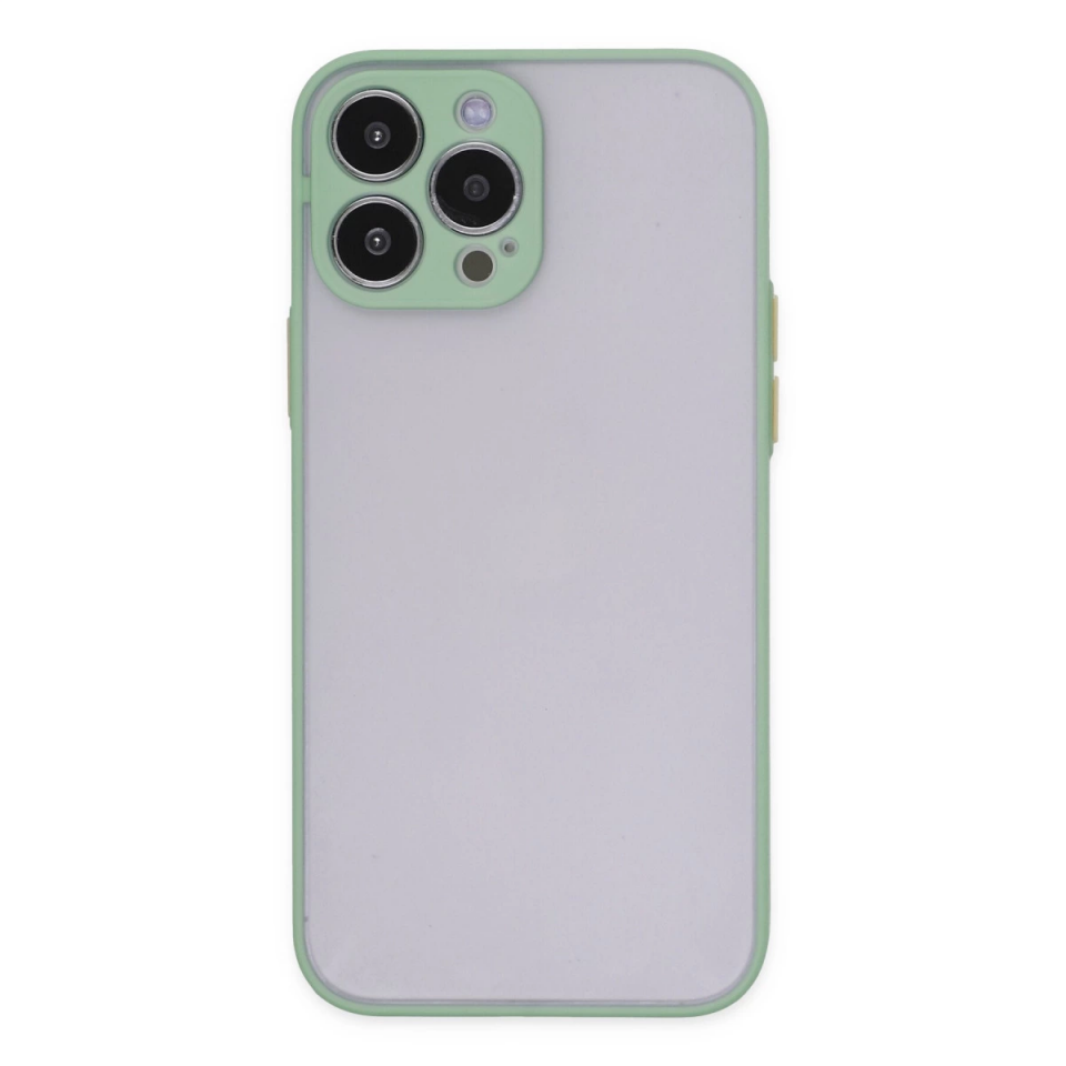 İphone 14 Pro Max Kılıf Montreal Silikon Kapak - Turkuaz
