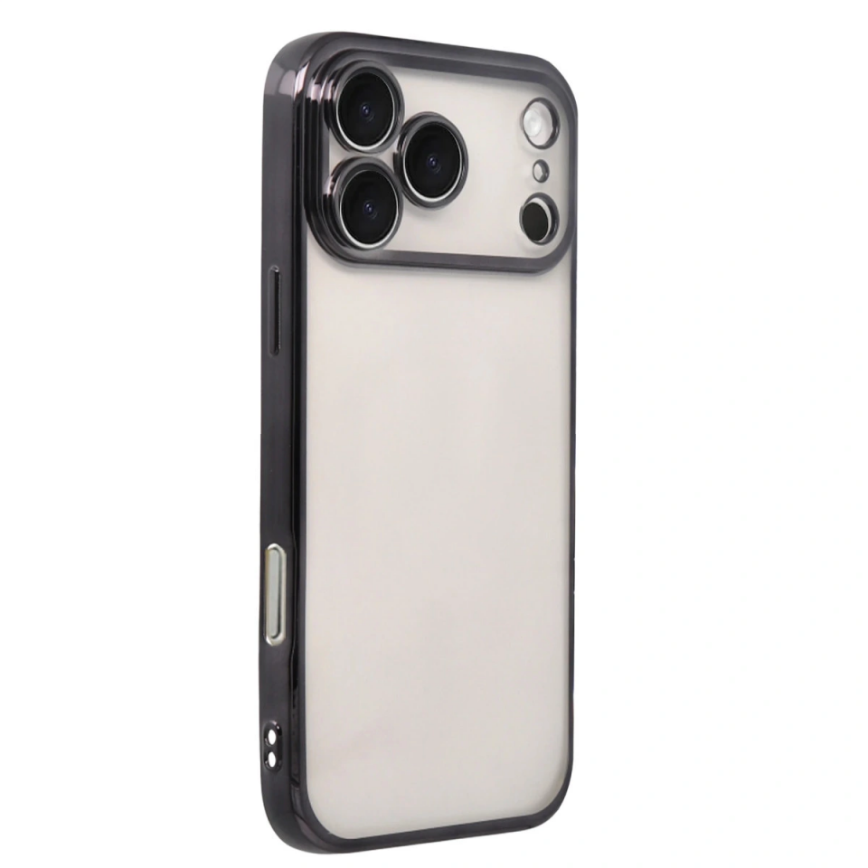 İphone 17 Pro Max Razer Lensli Silikon - Siyah