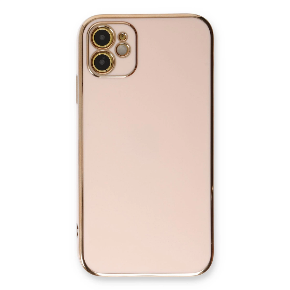 İphone 11 Kılıf Volet Silikon - Pembe