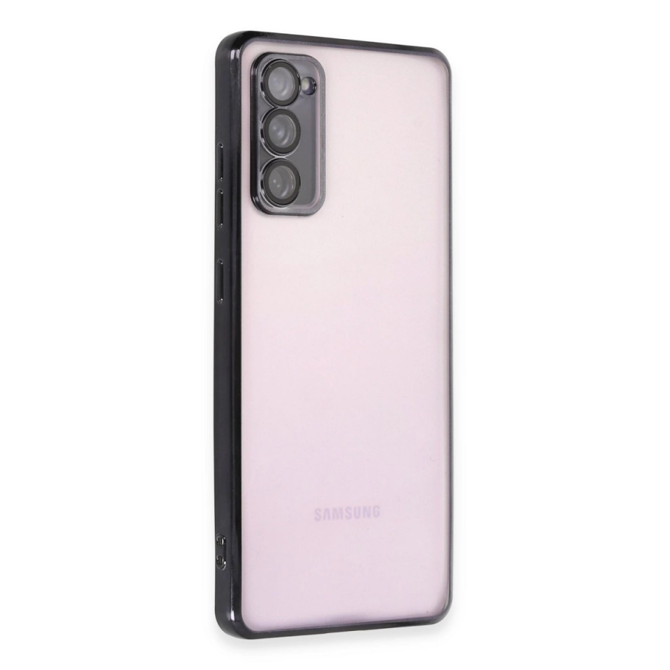 Samsung Galaxy S20 Fe Kılıf Razer Lensli Silikon - Siyah