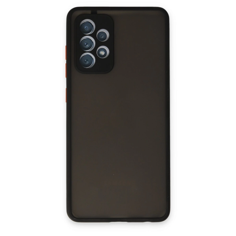 Samsung Galaxy A32 Kılıf Montreal Silikon Kapak - Siyah