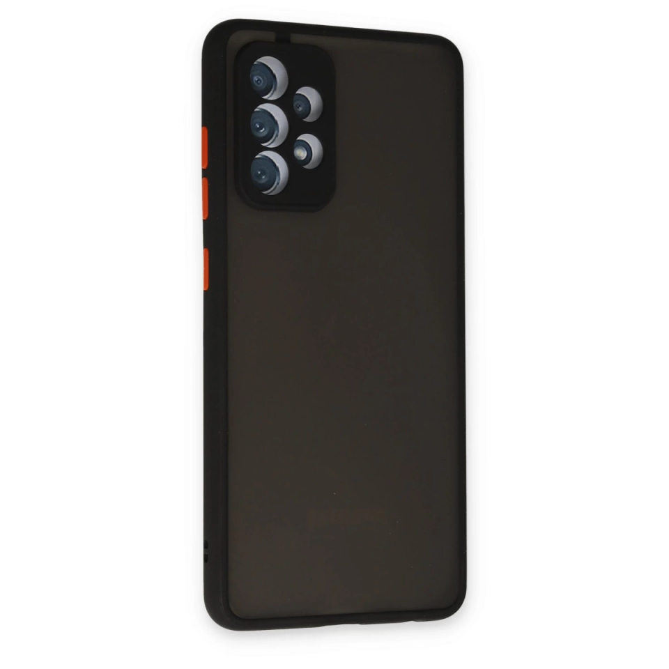 Samsung Galaxy A32 Kılıf Montreal Silikon Kapak - Siyah