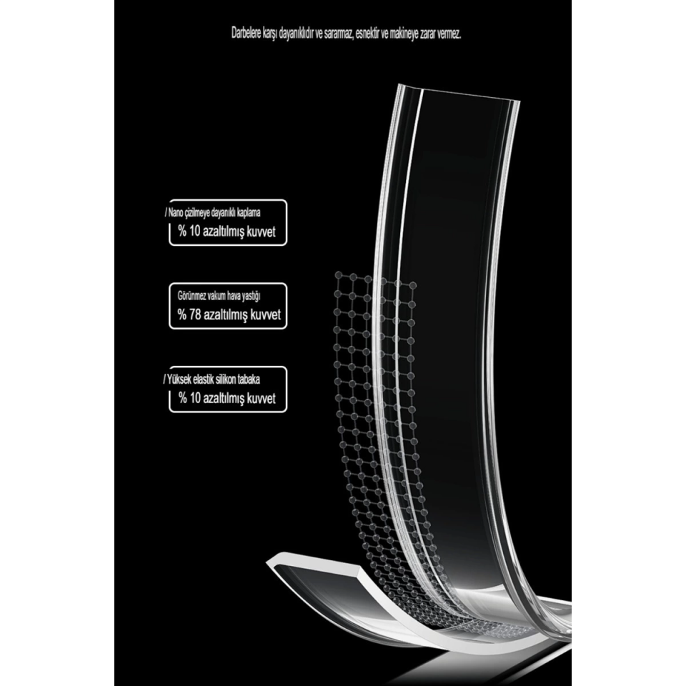 İphone 14 Pro Kılıf Tron Şeffaf Magsafe Kapak - Mavi
