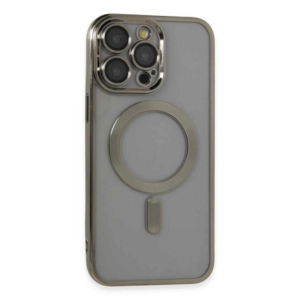 İphone 14 Pro Max Kılıf Kross Magneticsafe Kapak - Titan Gri