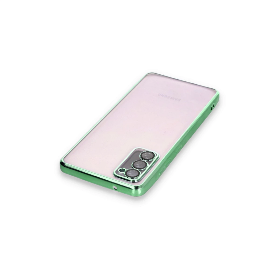 Samsung Galaxy S20 Fe Kılıf Razer Lensli Silikon - Yeşil