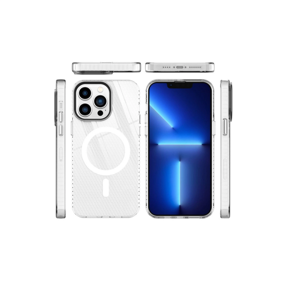 İphone 13 Pro Kılıf Beta Magneticsafe Silikon - Şeffaf