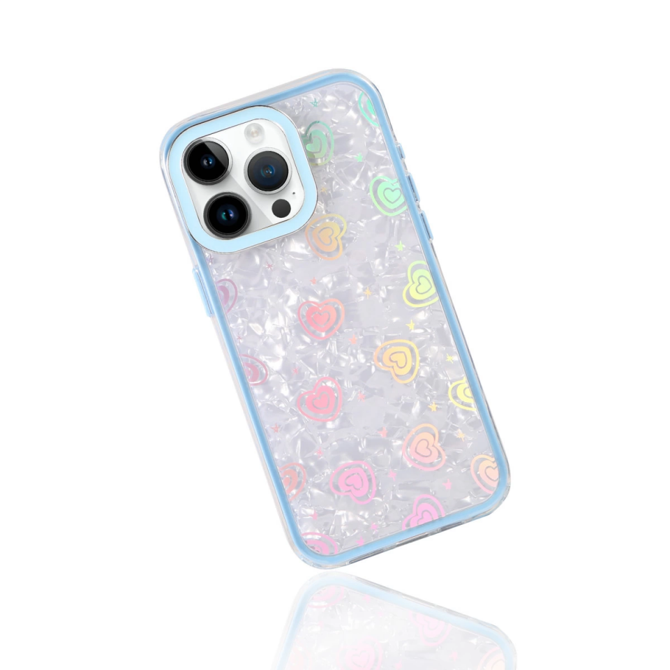 İphone 16 Pro Lumi Desenli Kapak - Mavi