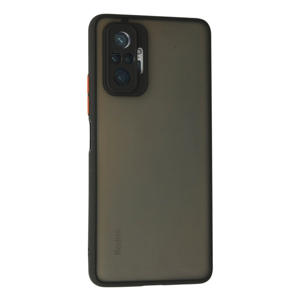 Xiaomi Redmi Note 10 Pro Kılıf Montreal Silikon Kapak - Siyah