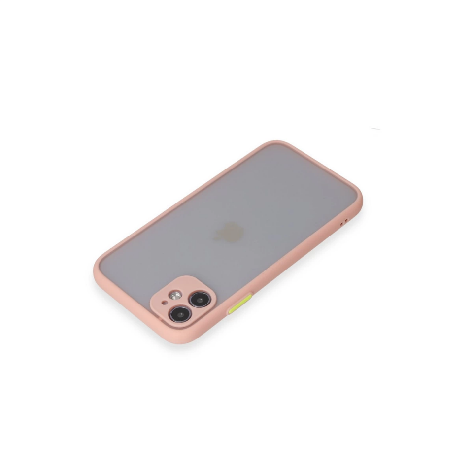 İphone 11 Kılıf Montreal Silikon Kapak - Pembe