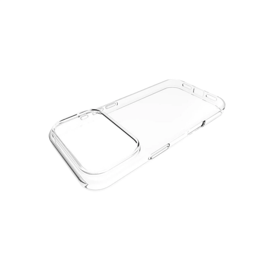 İphone 17 Pro Max Lüx Şeffaf Silikon - Şeffaf