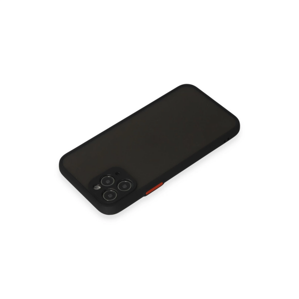 İphone 11 Pro Kılıf Montreal Silikon Kapak - Siyah