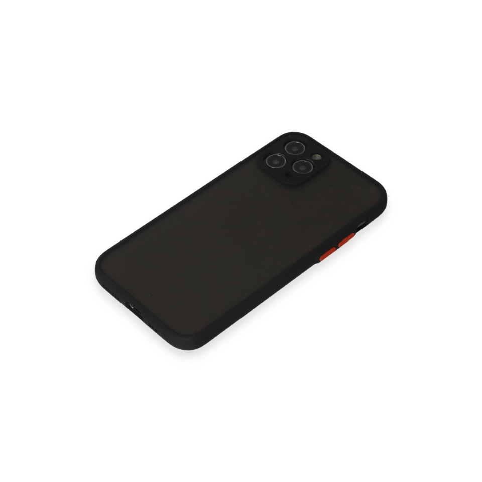 İphone 11 Pro Kılıf Montreal Silikon Kapak - Siyah