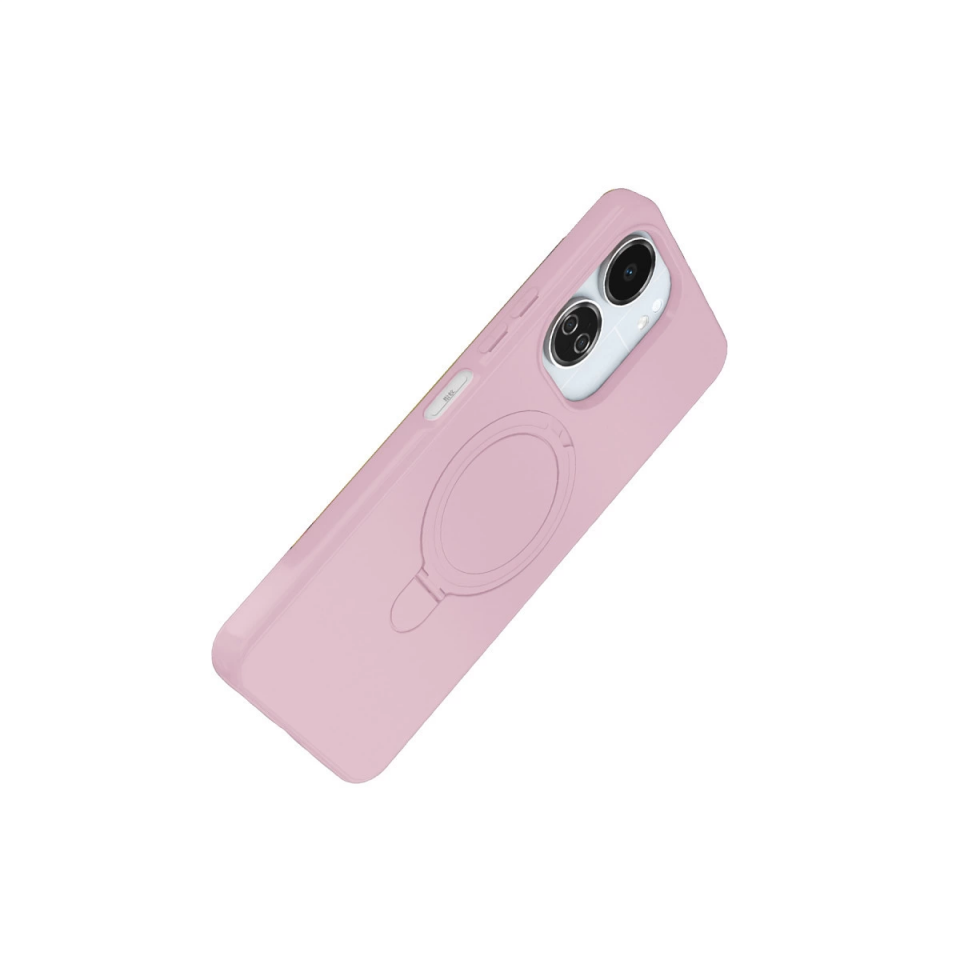Xiaomi Redmi 13c Regal Magsafe Standlı Kapak - Açık Pembe