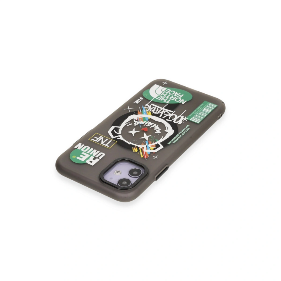 İphone 12 Kılıf Apollo Magneticsafe Desenli Kapak - Apollo Siyah - 2