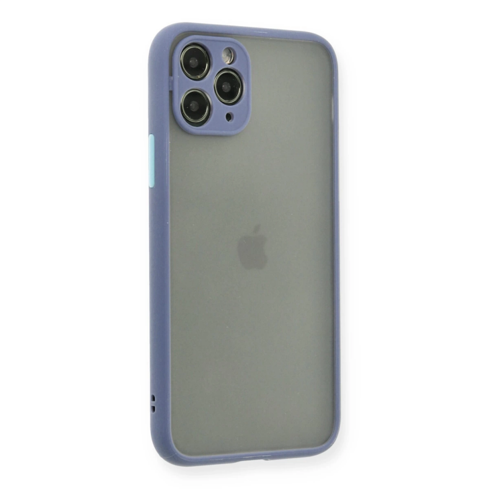 İphone 11 Pro Kılıf Montreal Silikon Kapak - Gri