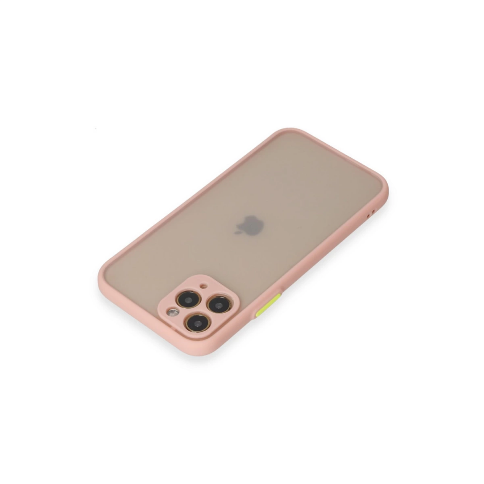 İphone 11 Pro Kılıf Montreal Silikon Kapak - Pembe