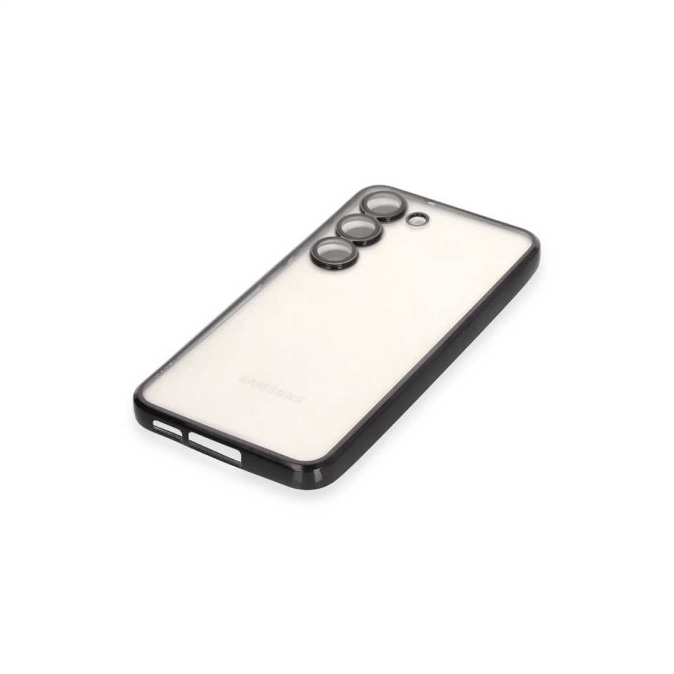 Samsung Galaxy S23 Kılıf Razer Lensli Silikon - Siyah