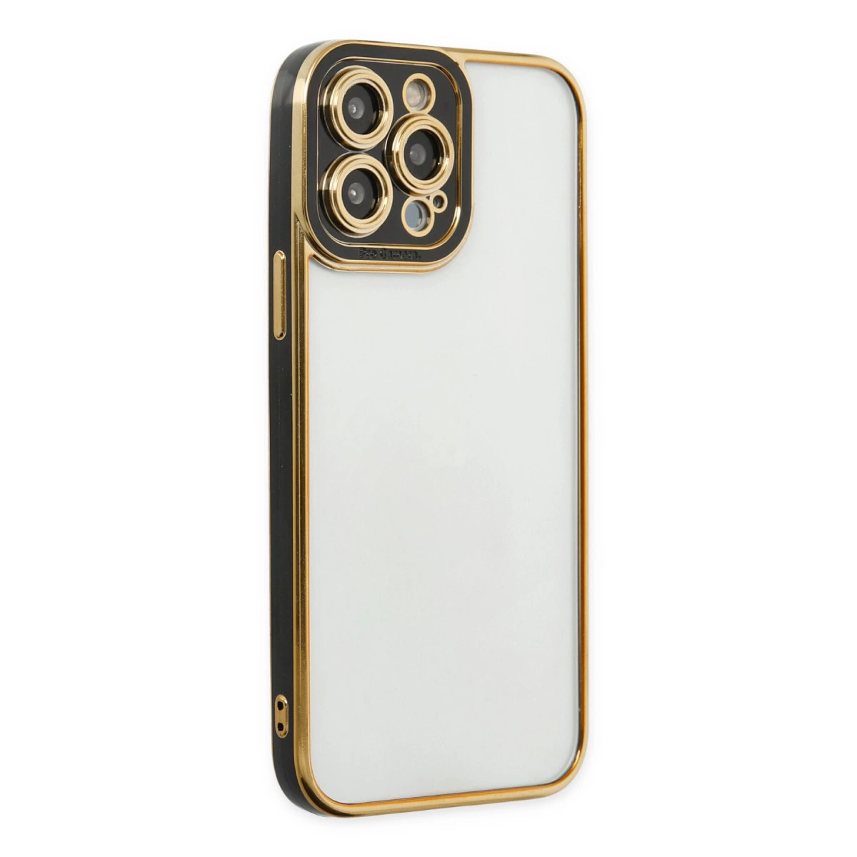 İphone 14 Pro Kılıf Liva Lens Silikon - Siyah