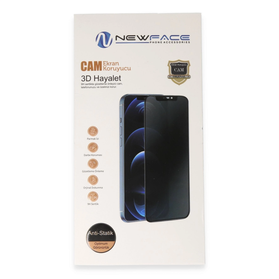 Xiaomi Redmi 15 4g 3d Antistatik Hayalet Cam Ekran Koruyucu - Siyah