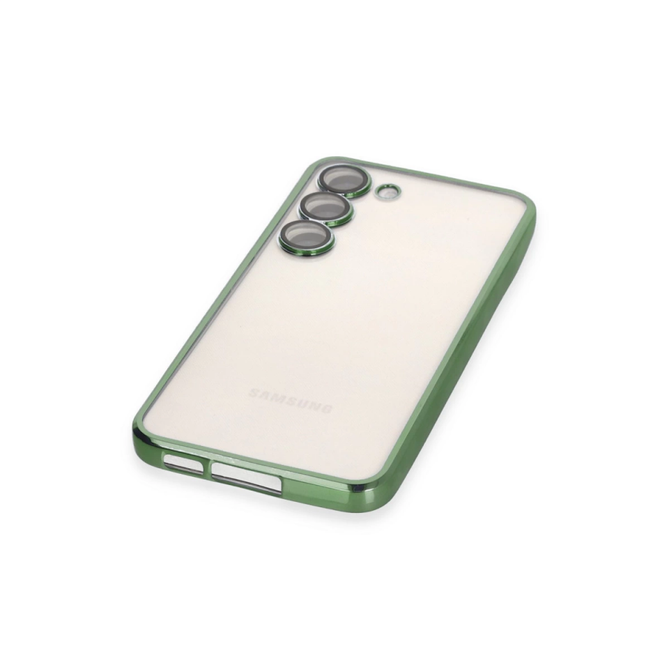 Samsung Galaxy S23 Plus Kılıf Razer Lensli Silikon - Yeşil