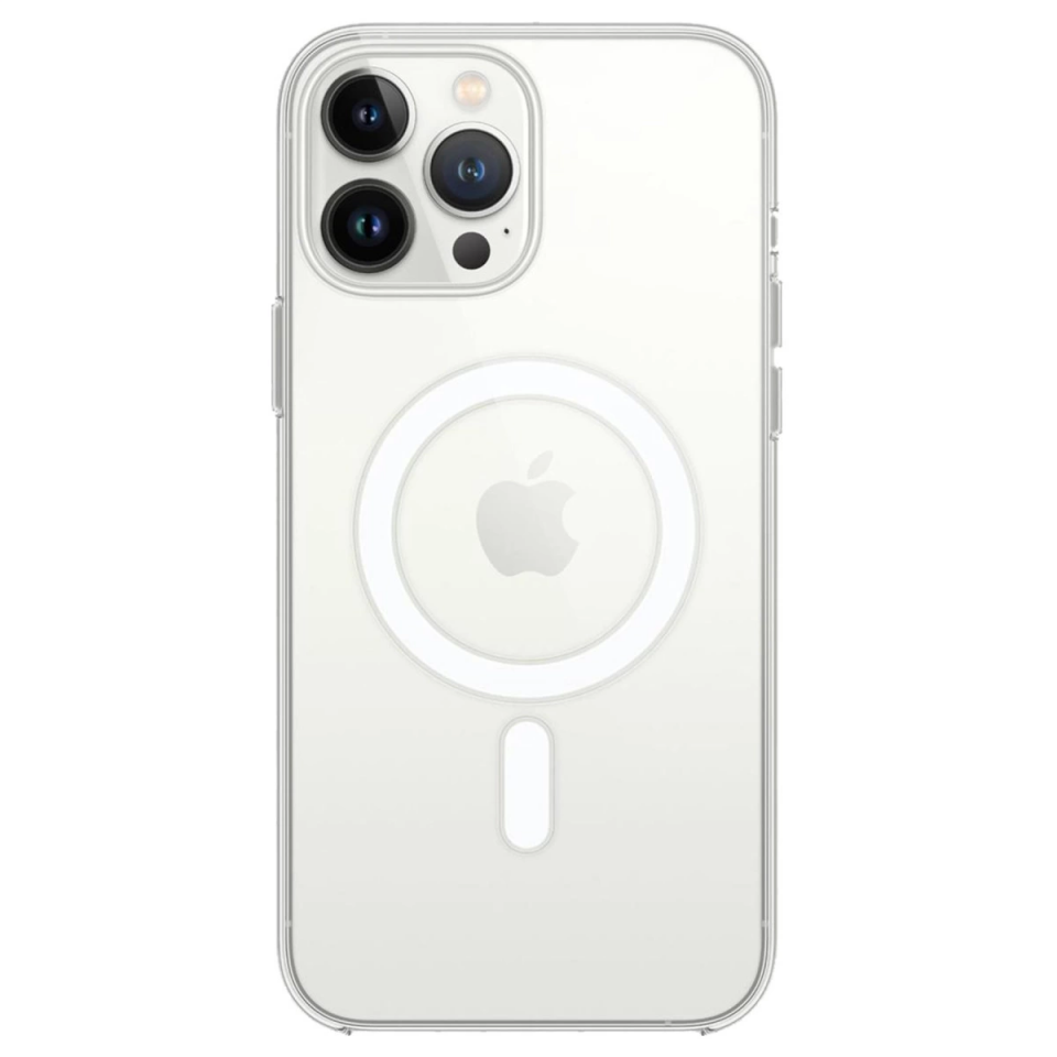 İphone 14 Pro Max Kılıf Magneticsafe Şeffaf Silikon - Şeffaf