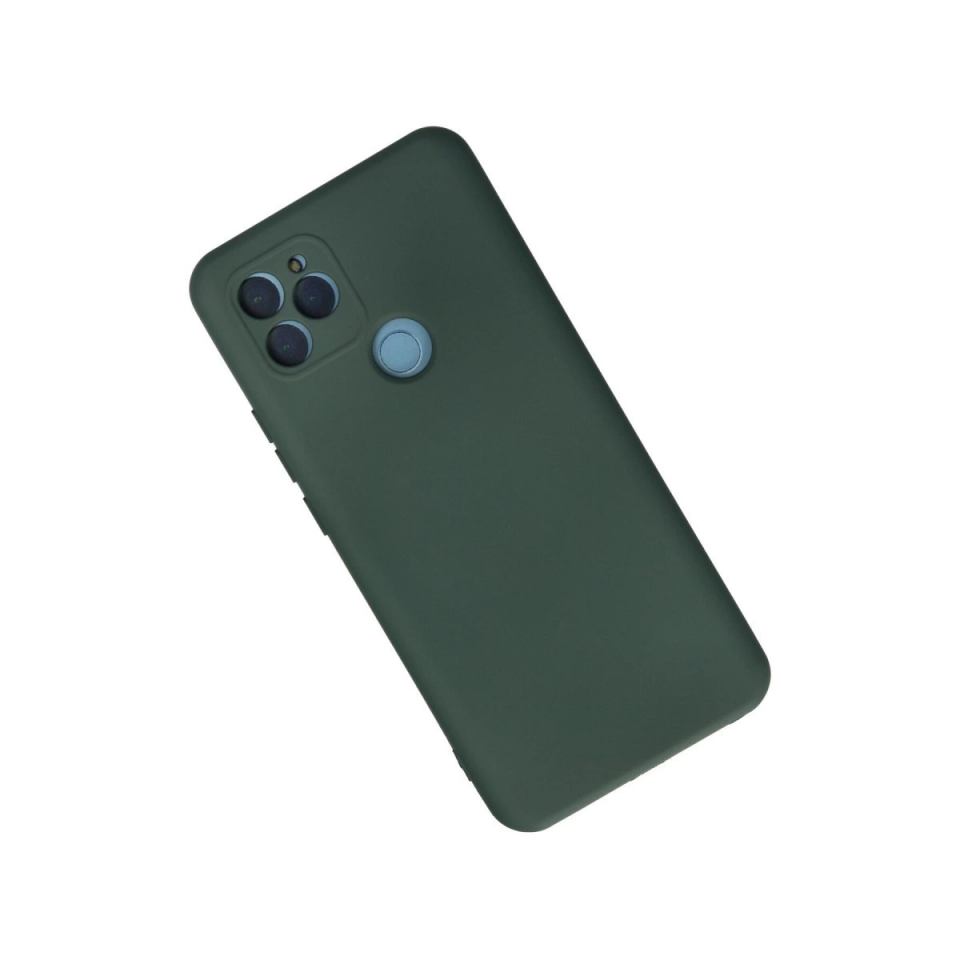 General Mobile Gm 21 Kılıf Nano İçi Kadife Silikon - Koyu Yeşil