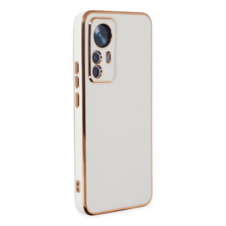 Xiaomi Mi 12t Pro Kılıf Volet Silikon - Beyaz