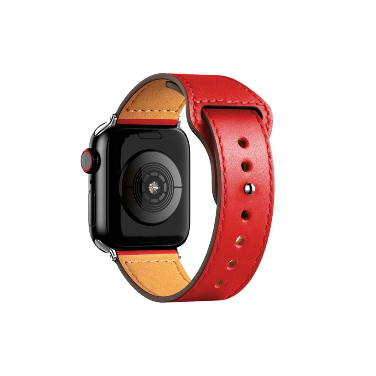 Watch 38mm Kr415 Luaz Deri Kordon - Kırmızı