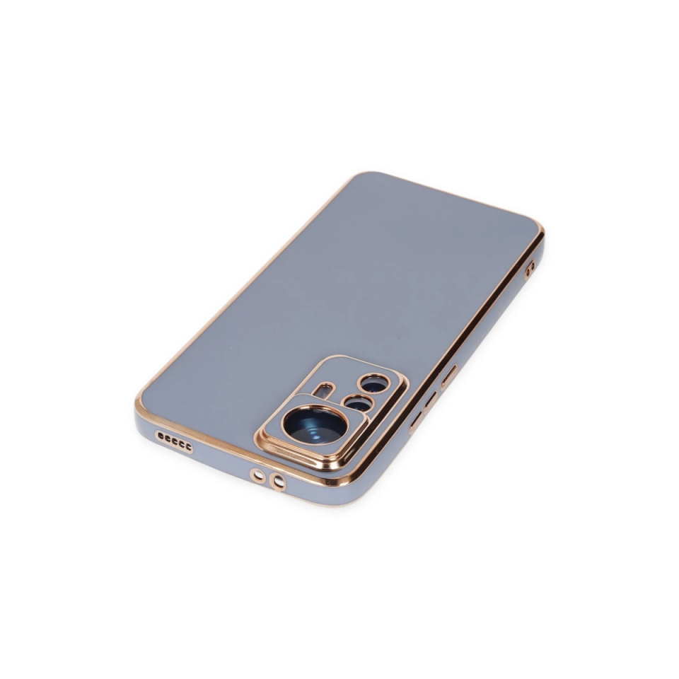 Xiaomi Mi 12t Pro Kılıf Volet Silikon - Mavi