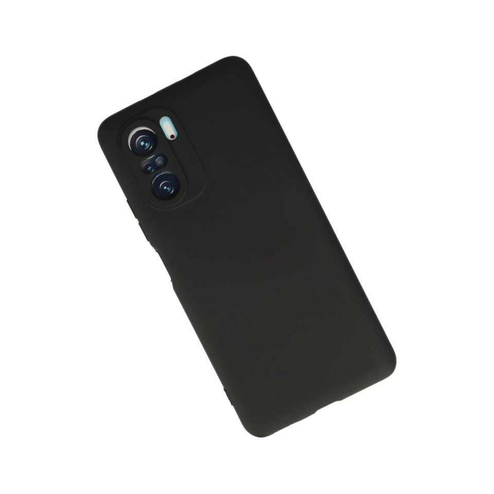 Xiaomi Poco F3 Kılıf First Silikon - Siyah