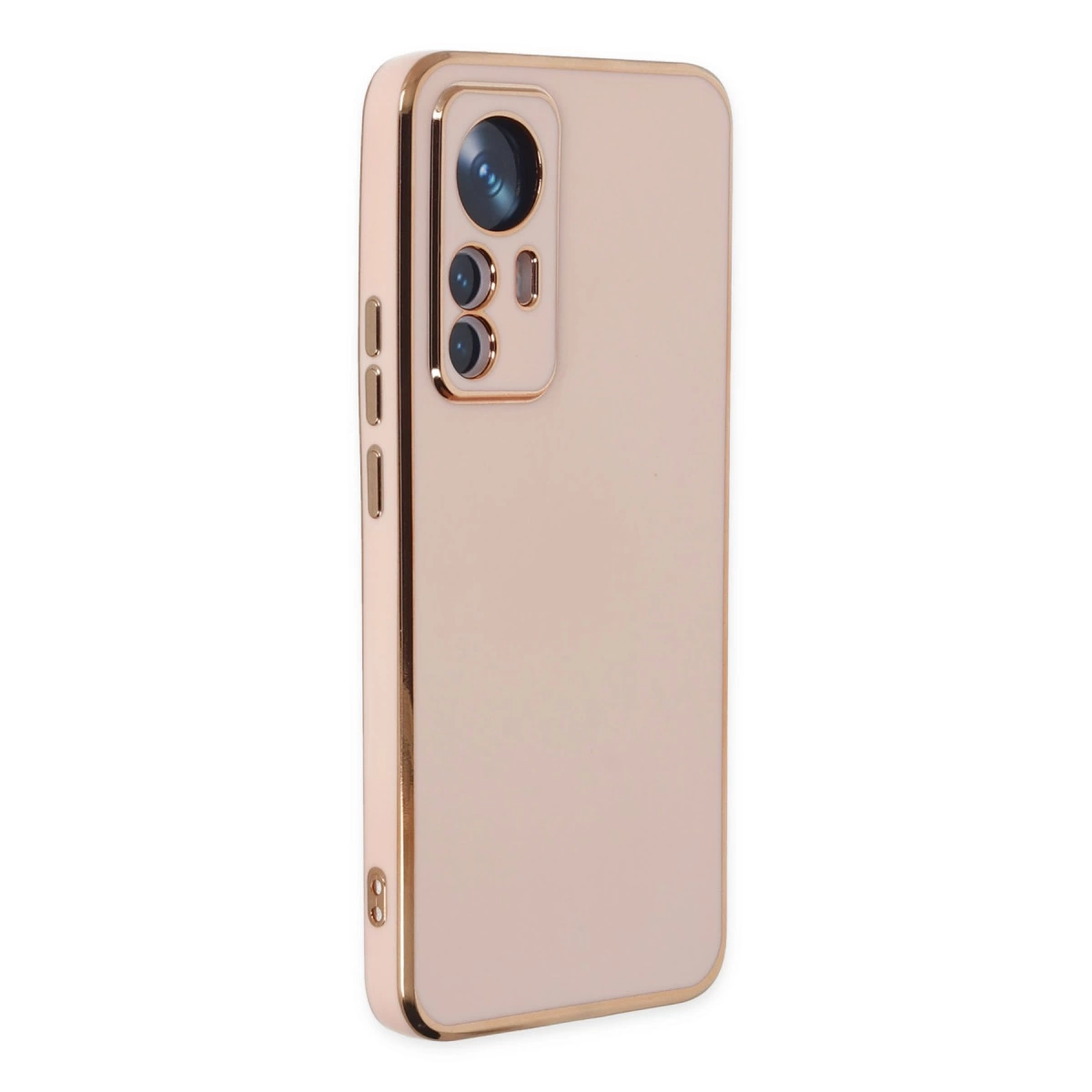 Xiaomi Mi 12t Pro Kılıf Volet Silikon - Pembe