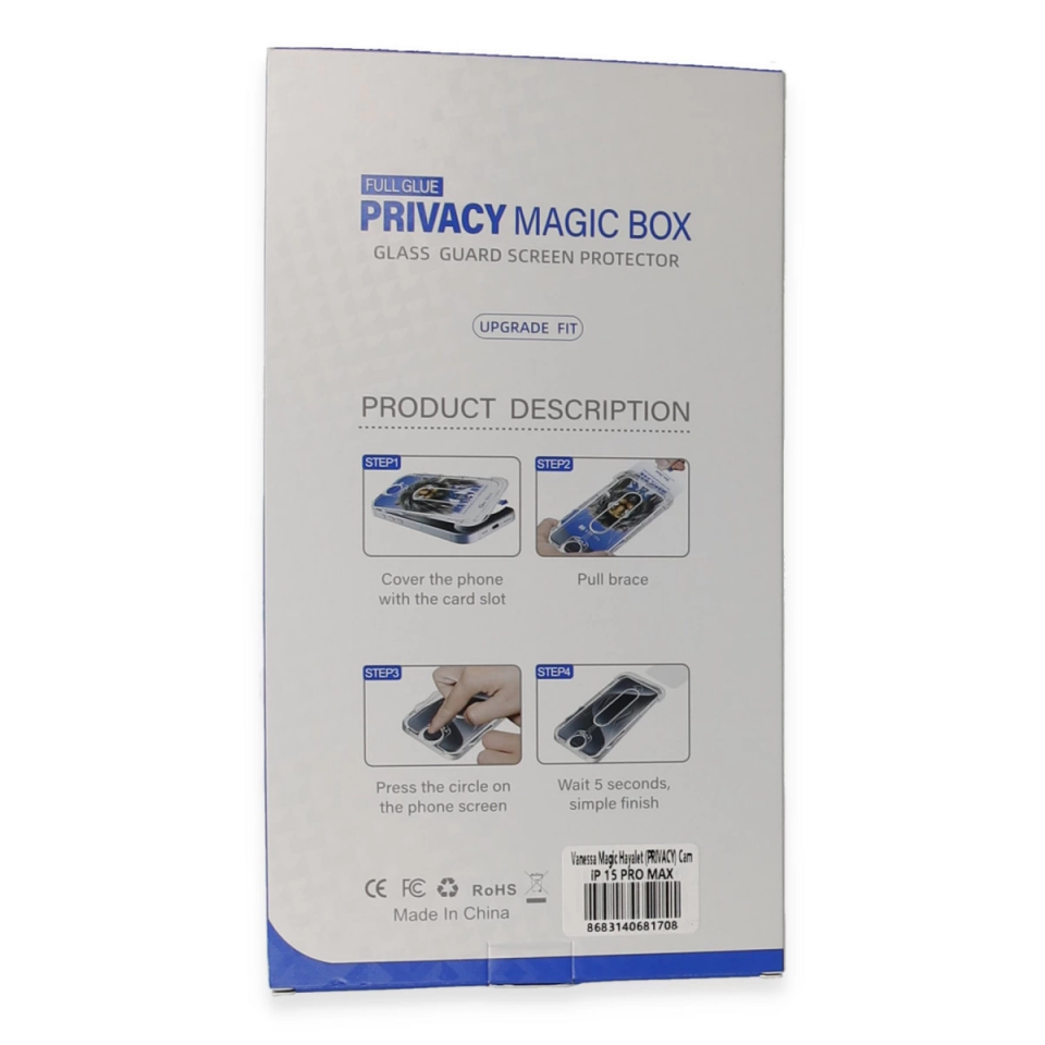 İphone 15 Pro Max Vanessa Magic Hayalet Cam