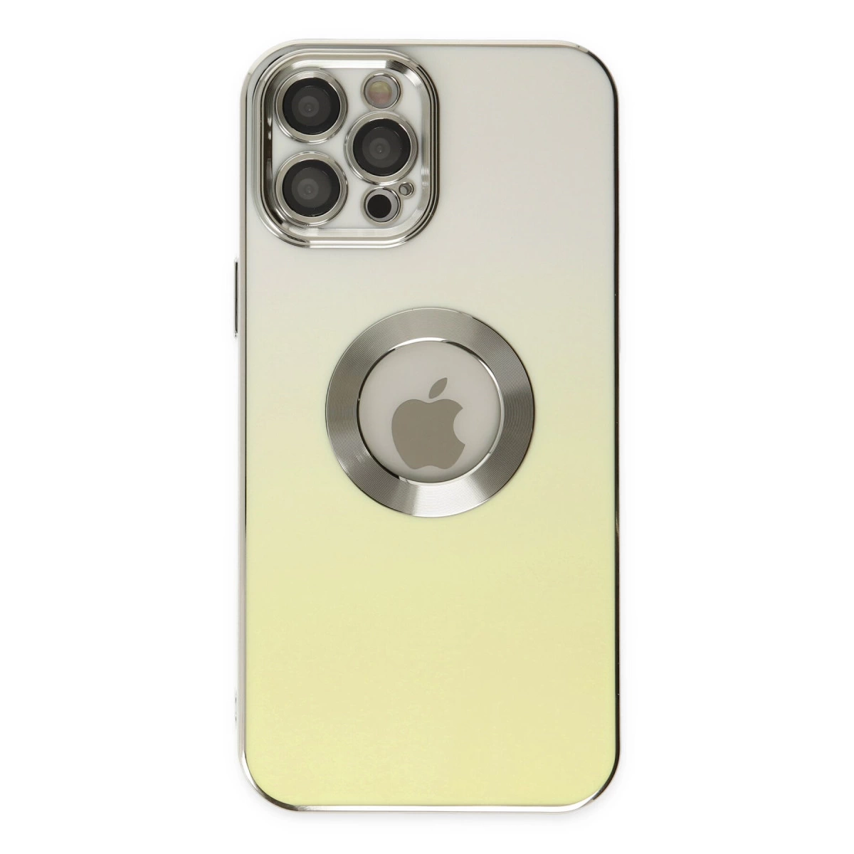 İphone 12 Pro Kılıf Best Silikon - Sarı