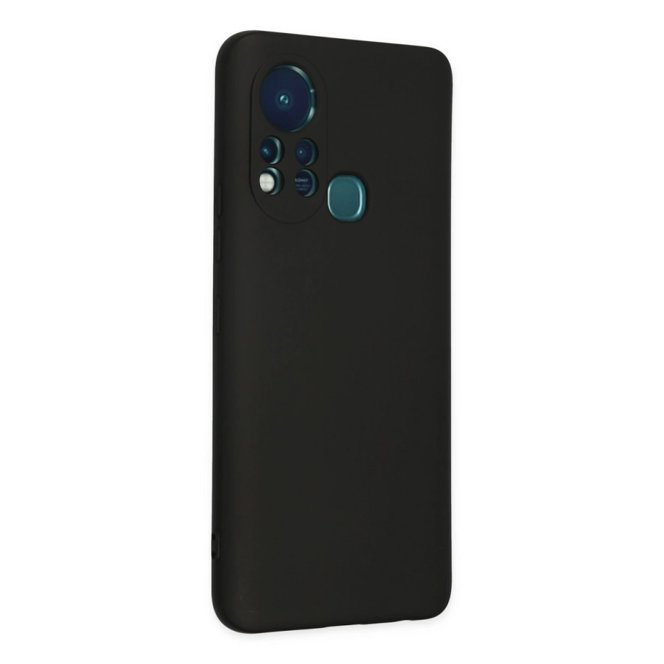 İnfinix Hot 11s Kılıf Nano İçi Kadife Silikon - Siyah