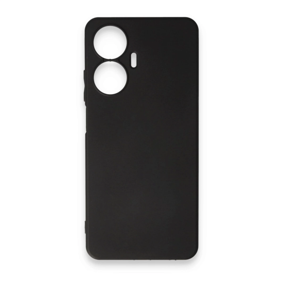 Realme C55 Kılıf First Silikon - Siyah