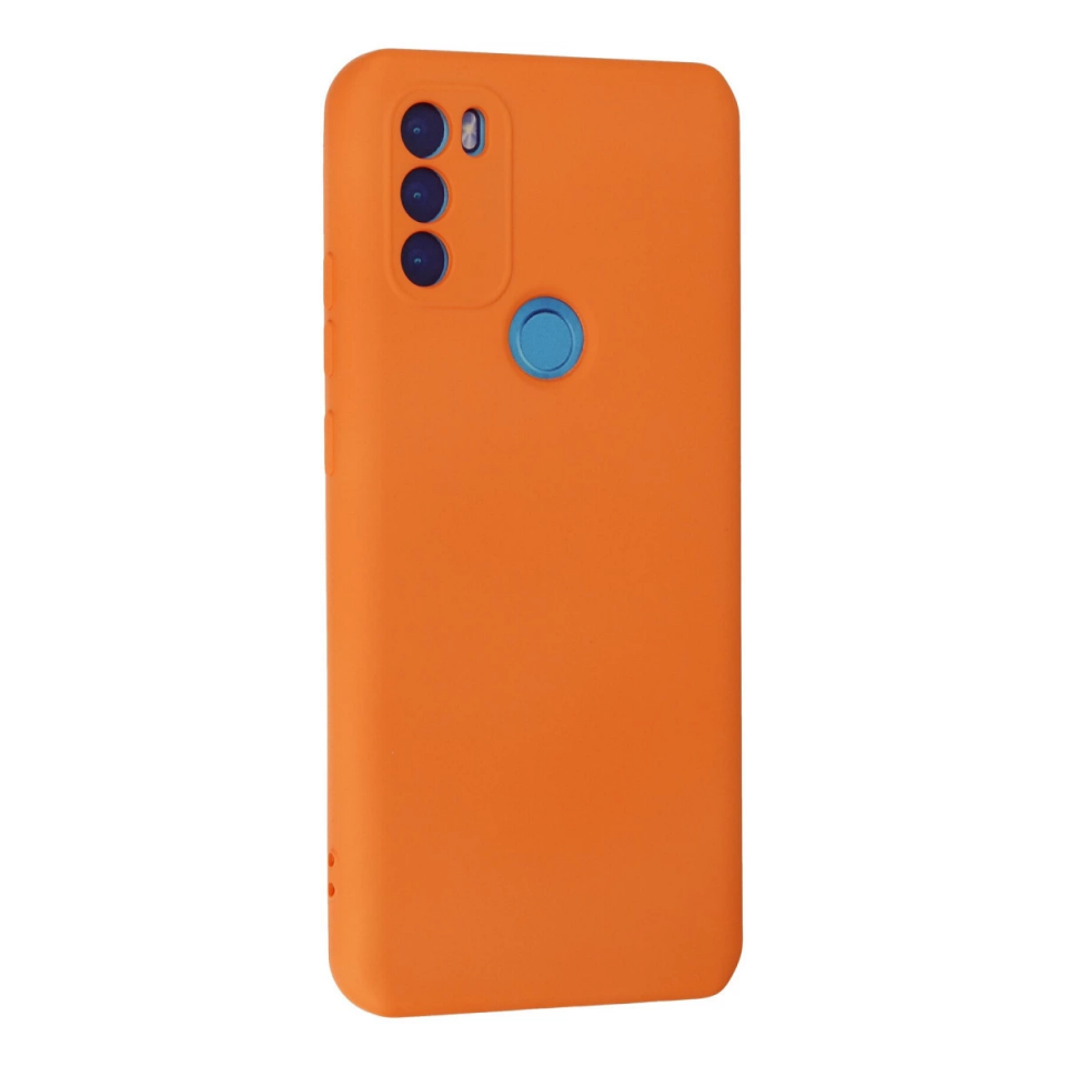 General Mobile Gm 21 Plus Kılıf Nano İçi Kadife Silikon - Turuncu