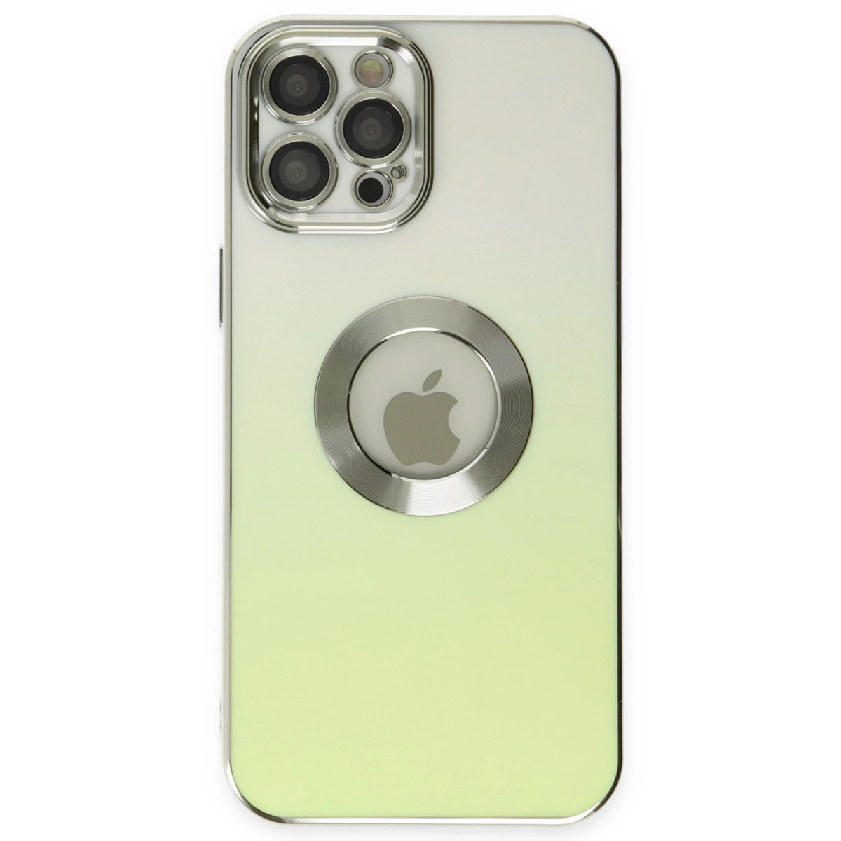 İphone 12 Pro Kılıf Best Silikon - Yeşil