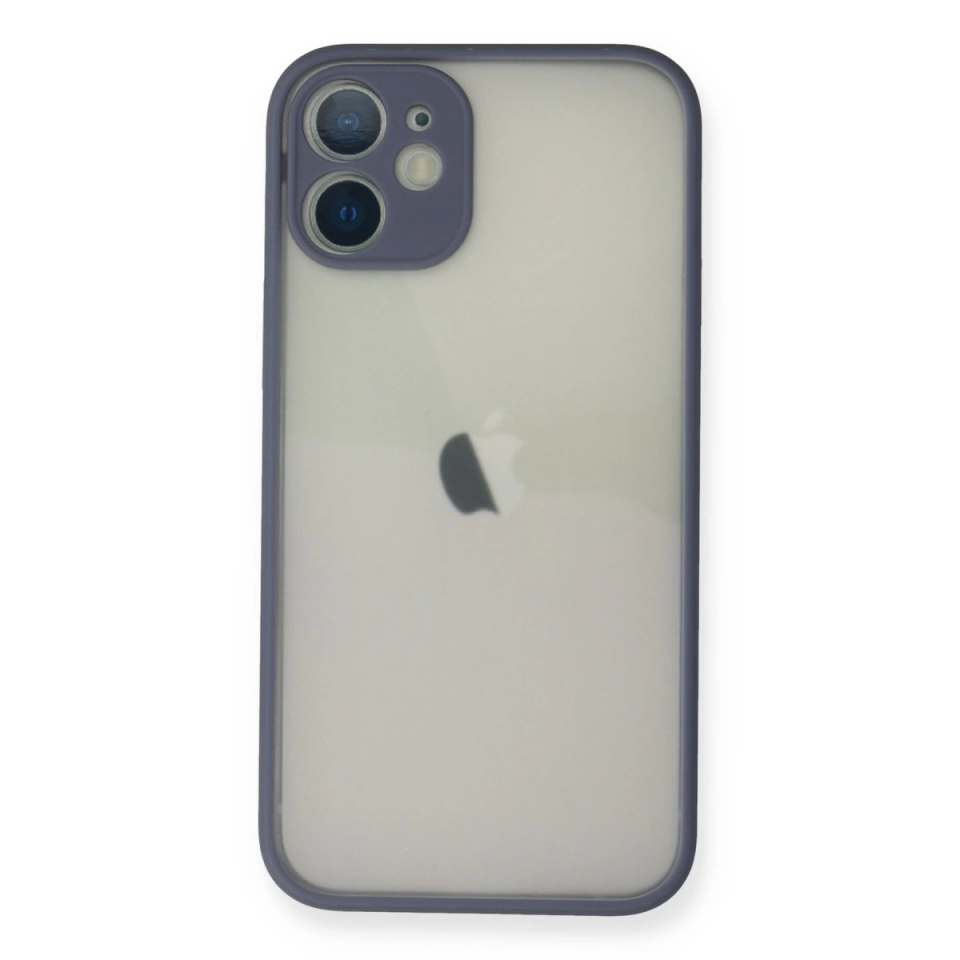 İphone 11 Pro Max Kılıf Montreal Silikon Kapak - Gri