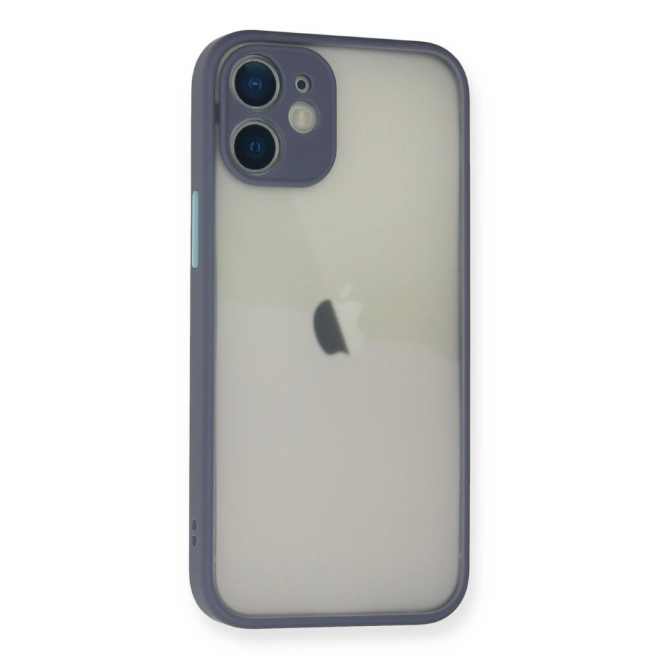 İphone 11 Pro Max Kılıf Montreal Silikon Kapak - Gri