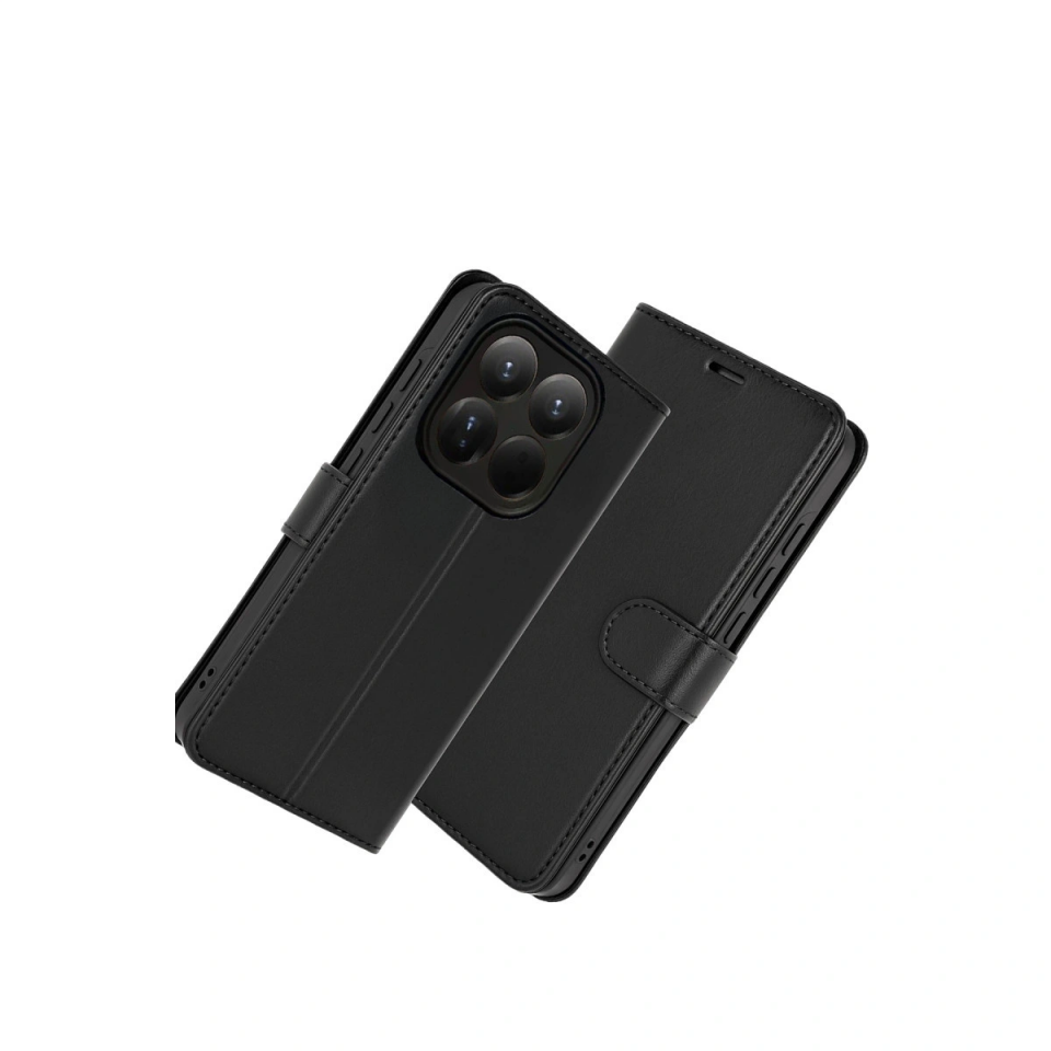 Xiaomi Mi 15t Trend S Plus Kapaklı Kılıf - Siyah