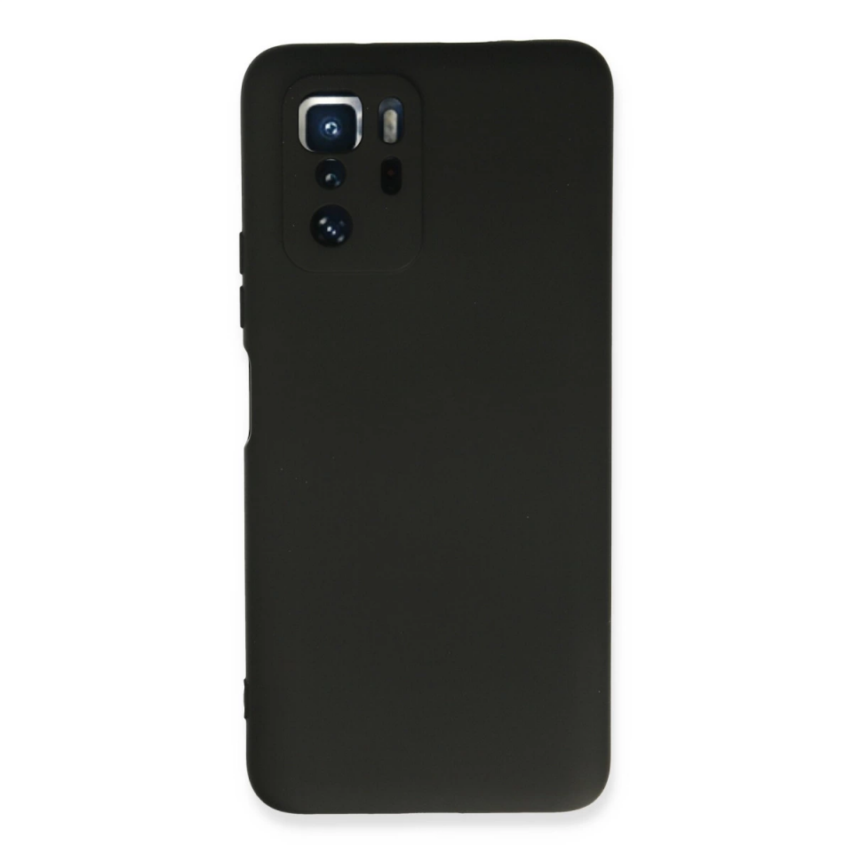 Xiaomi Poco X3 Gt Kılıf Nano İçi Kadife Silikon - Siyah