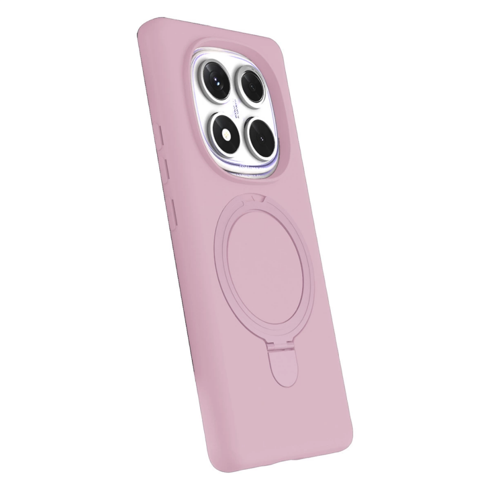 Xiaomi Redmi Note 14 Pro 4g Regal Magsafe Standlı Kapak - Açık Pembe