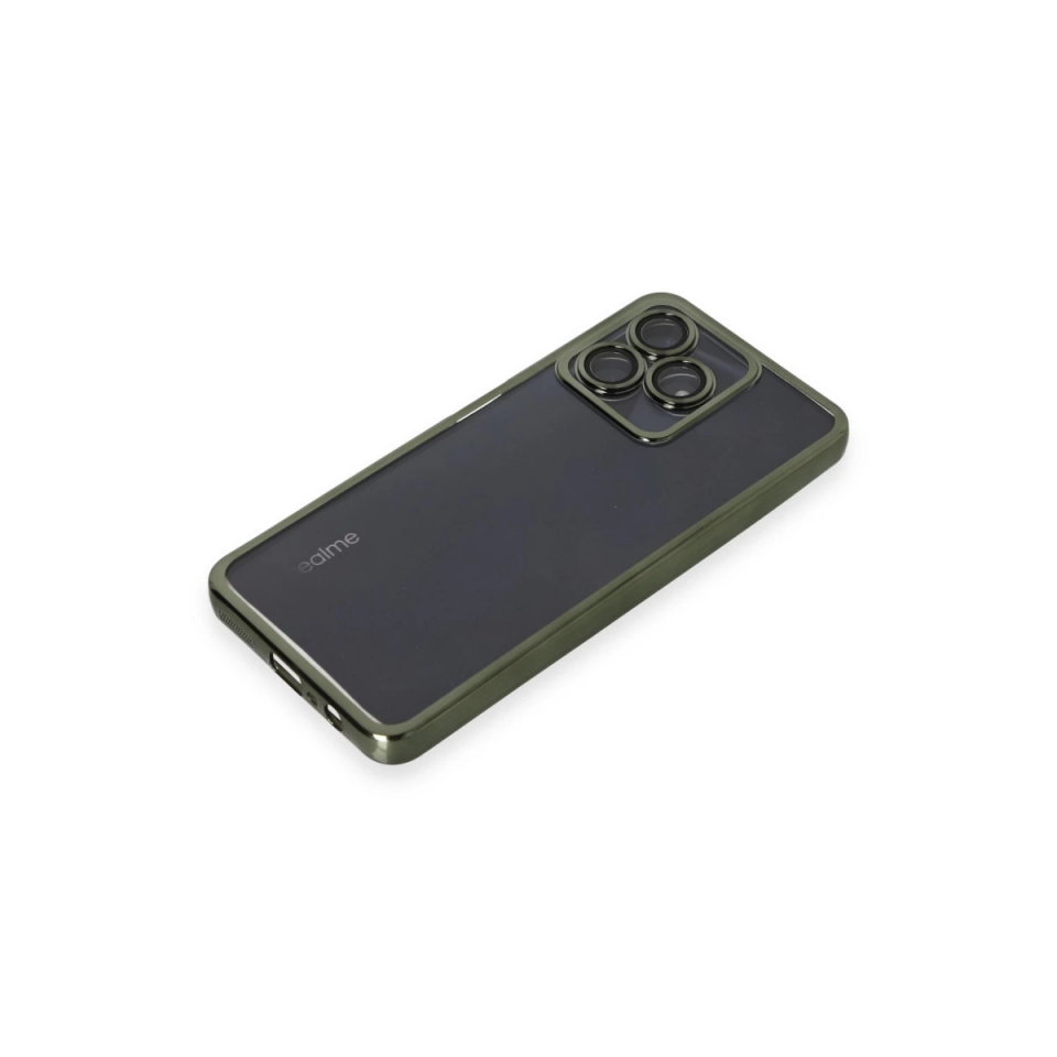 Realme C53 Kılıf Razer Lensli Silikon - Yeşil