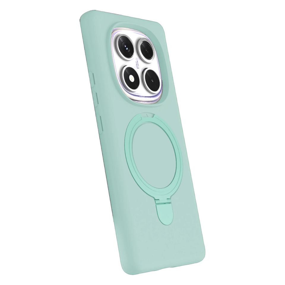 Xiaomi Redmi Note 14 Pro 4g Regal Magsafe Standlı Kapak - Su Yeşili