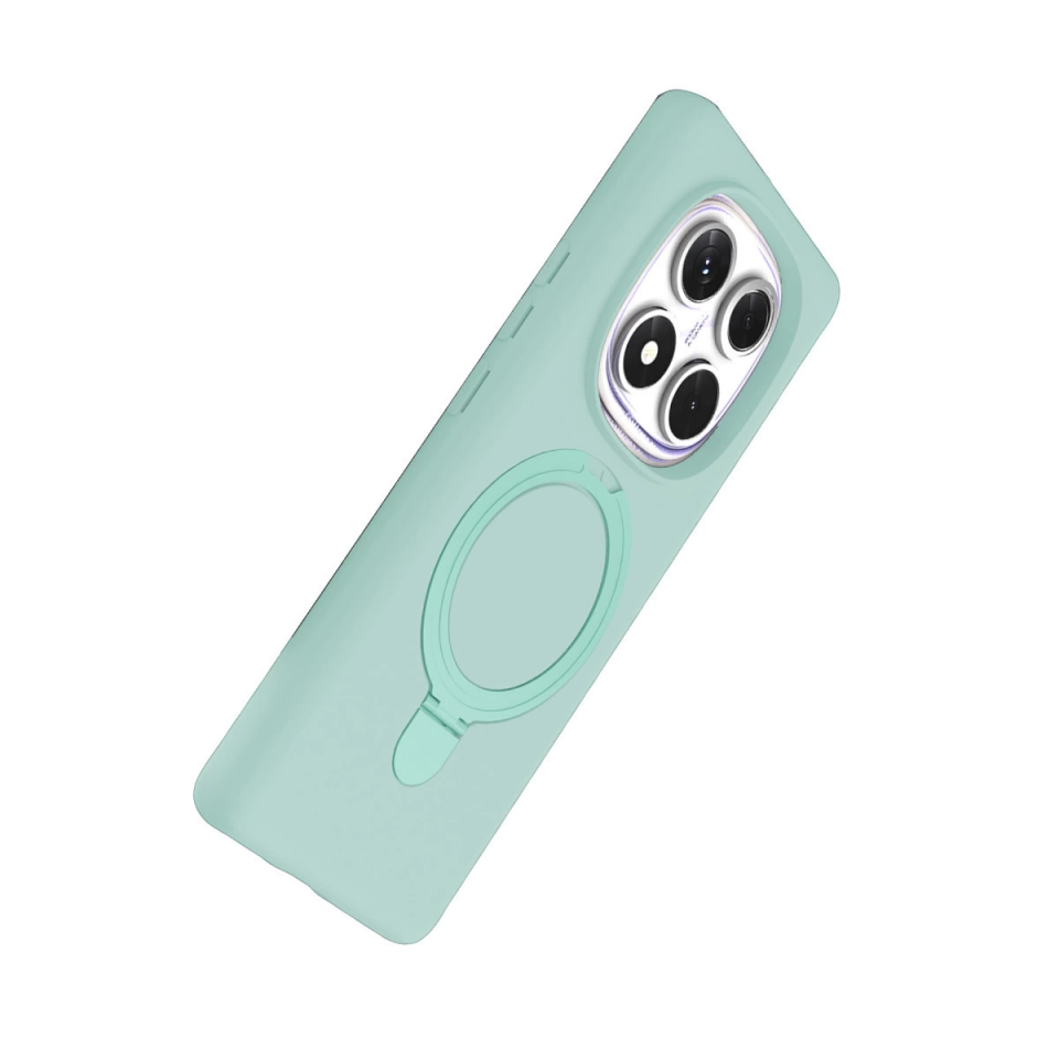 Xiaomi Redmi Note 14 Pro 4g Regal Magsafe Standlı Kapak - Su Yeşili