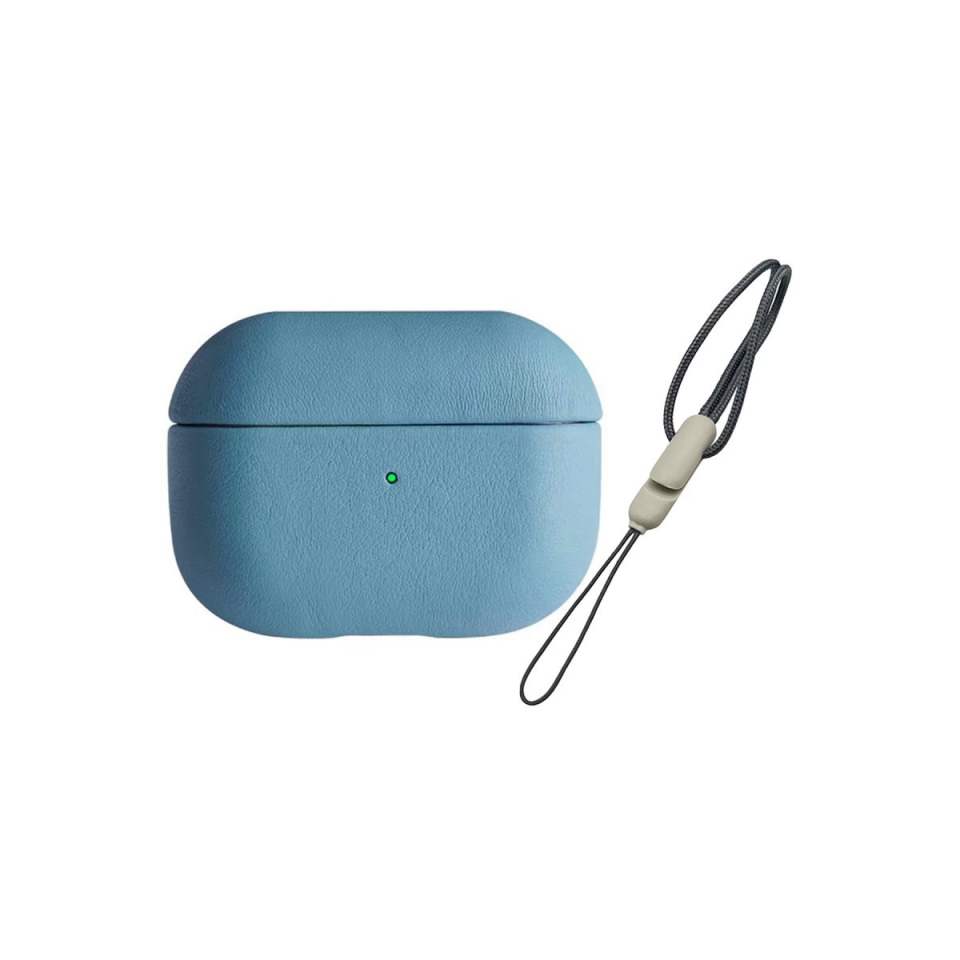 Airpods Pro 2 (2.nesil) 405 Deri Kılıf - Sierra Blue
