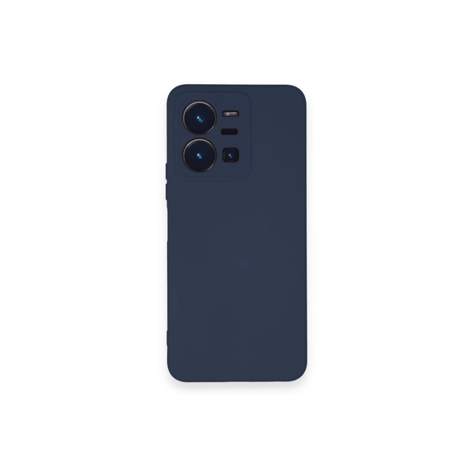 Vivo Y35 Kılıf Nano İçi Kadife Silikon - Lacivert