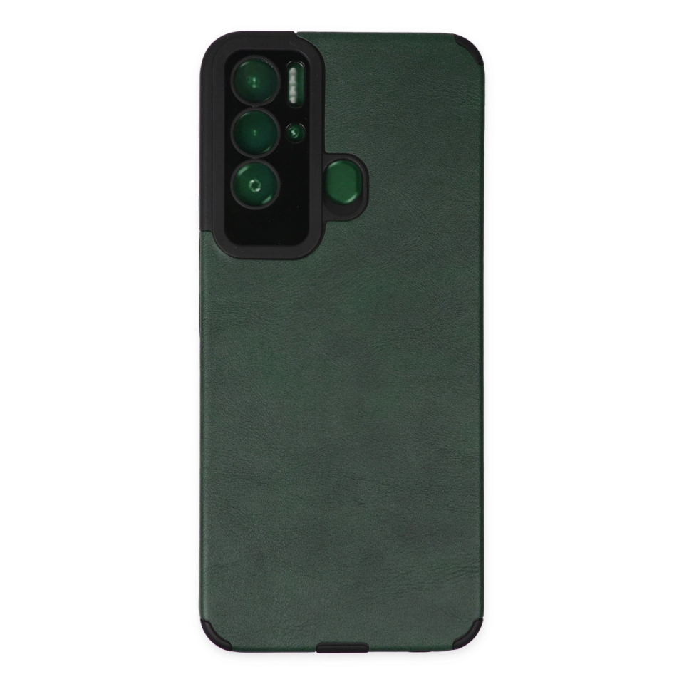 Tecno Pova Neo Kılıf Loop Deri Silikon - Yeşil