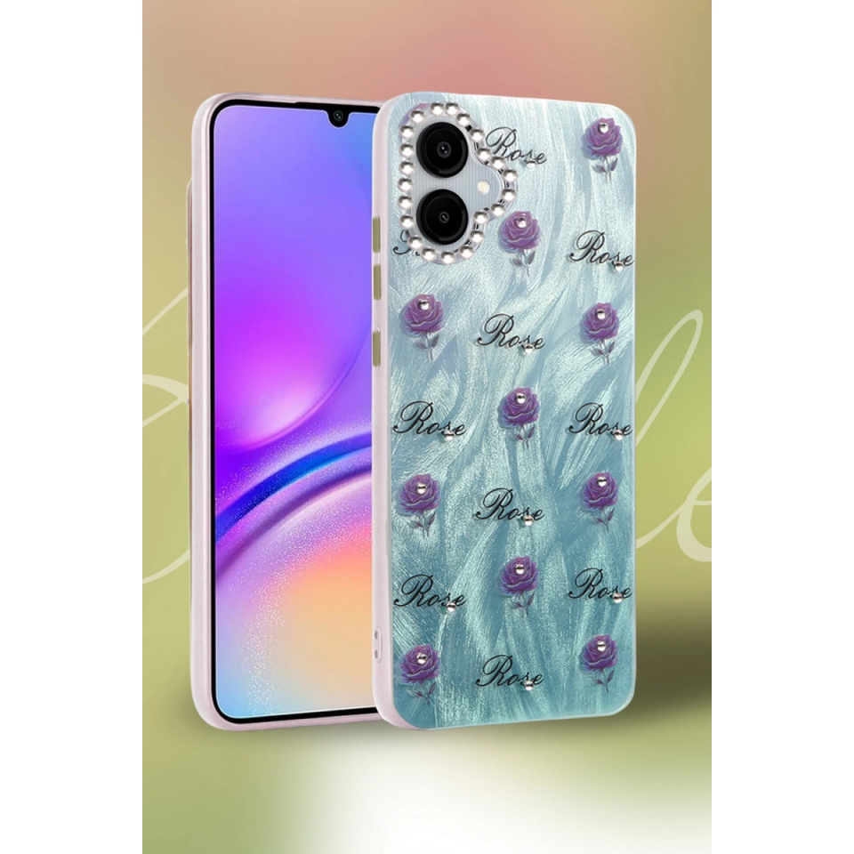Samsung Galaxy A06 Kılıf Blade Aynalı Desenli Kapak - Desen 4