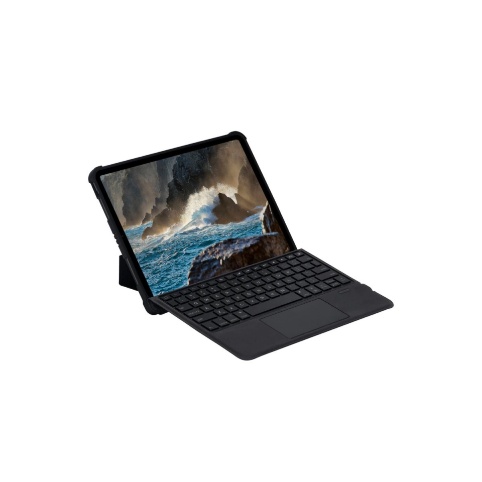 T5206d İpad 10.2 (7.nesil) Kılıf İnter Ledli Klavyeli Tablet Kılıfı - Siyah